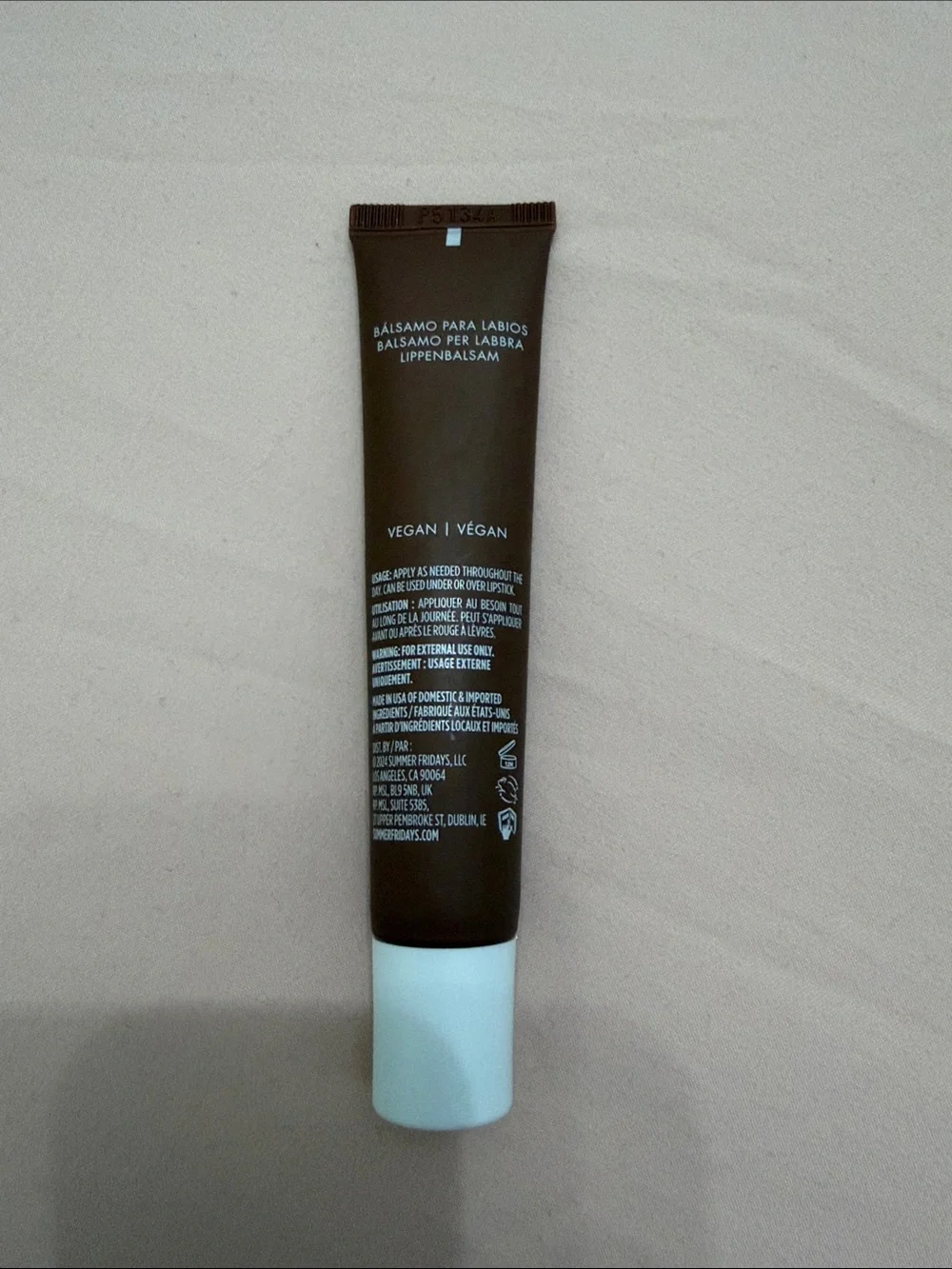 Summer Fridays Lip Butter Balm Hot Cocoa